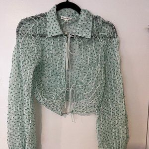 For Love and Lemons Collard Blouse